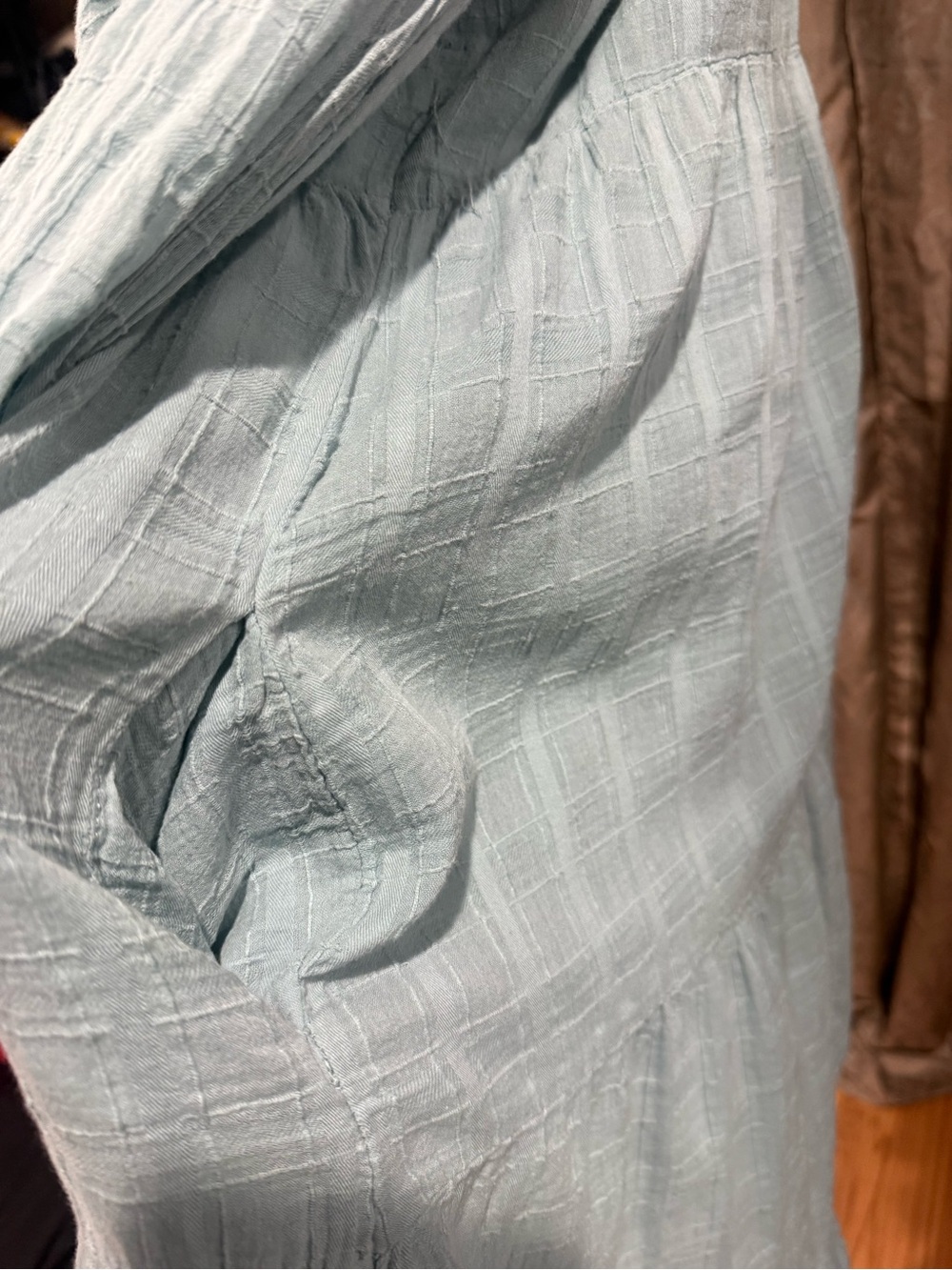Knox Rose Seafoam Embroidered V-Neck Midi Dress - Picture 10 of 12